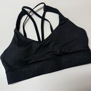 Zyia Active Bra with Strappy Back: Size Medium